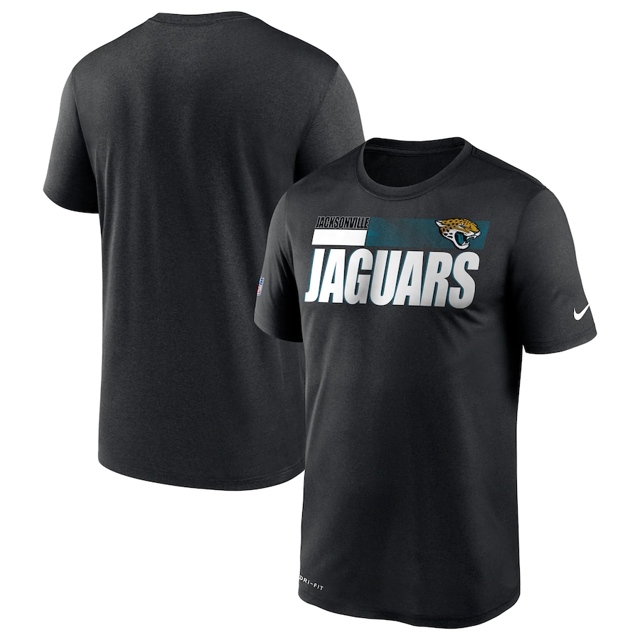 Men's Jacksonville Jaguars 2020 Black Sideline Impact Legend Performance T-Shirt